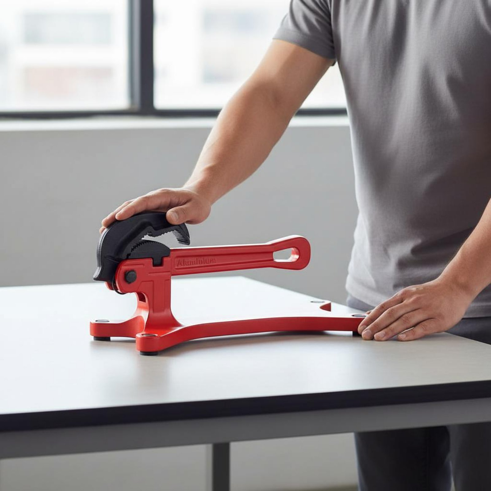 Pipe Wrench Adjustable - ประแจจับท่อแบบล็อคตัวเอง ประแจจับท่อแบบปรับได้เองแบบพกพา เครื่องมือช่าง งานหนัก ฟันกันลื่น สำหรับงานในโรงงาน