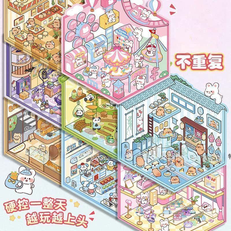 สติกเกอร์ฉาก 3 มิติขนาดเล็ก DI - Home Improvement Diy บทวิจารณ์และราคา