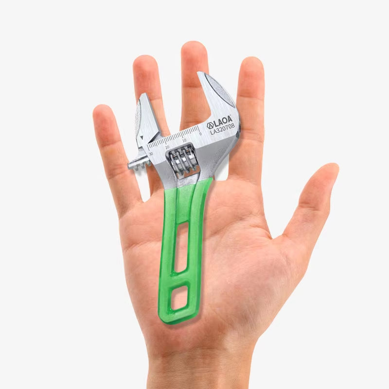 LAOA สั้นประแจปรับน้ําหนักเบาข - Pipe Wrench Adjustable บทวิจารณ์และราคา