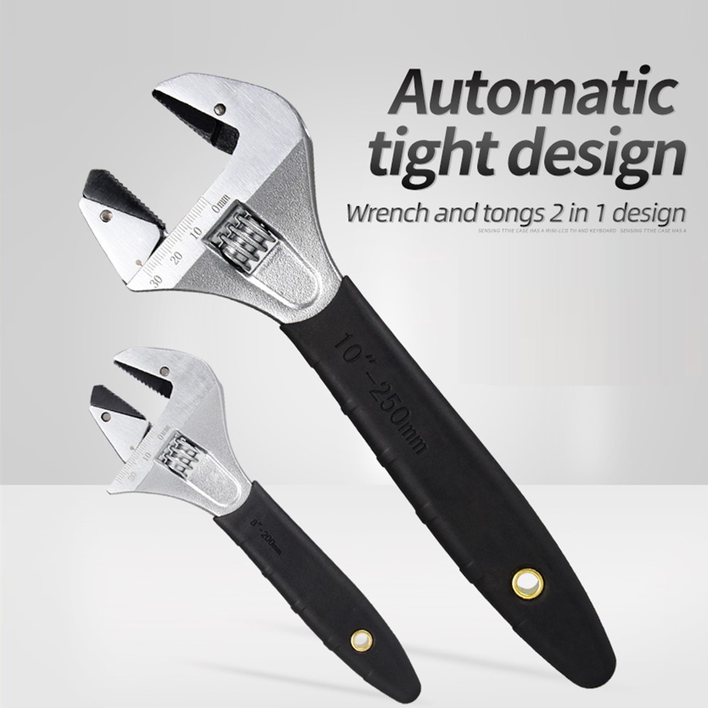 ประแจวงล้อปรับได้พร้อมที่จับกั - Pipe Wrench Adjustable บทวิจารณ์และราคา